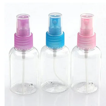 1 BUC Călători din Plastic Transparent Parfum Pulverizator Mic MIni tub Gol Reîncărcabile Sticla de 50ml portabil container de alcool