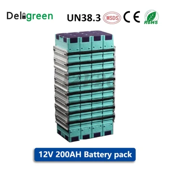 24V 200AH Bateria GBS 3.2 V 200AH-O LiFePO4 Baterie pentru masina electrica/ solara/UPS/stocare a energiei etc SBG-LFP200AH-O