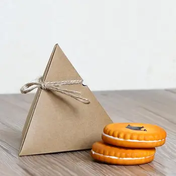 50pcs/lot-12.8*12.8*12.8 cm Creative hârtie kraft cutie Cadou cutie de Cookie-uri cutie de Bomboane DIY Petrecere de Nunta consumabile