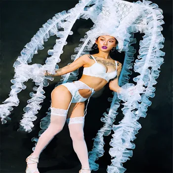 DC29 dans costume fabrica de led-uri de catwalk modele de performanță arată poartă rochii sexy bar, club, scena fusta bikini sutien dj