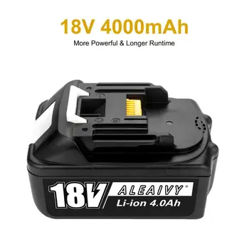 Original 18V 4.0 Ah Baterie Reîncărcabilă Li-Ion Baterie Înlocuire Instrument de Putere a Bateriei pentru MAKITA BL1880 BL1860 BL1830+3A Încărcător