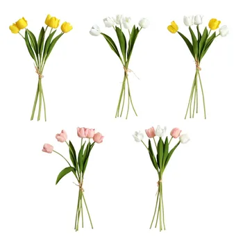 Simulare de Plante, Flori False Flori de ziua Îndrăgostiților Consumabile Nunta Acasă Plastic Buchet Decor 50cm Flores Artificiales