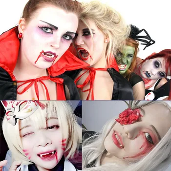Vampir, Zombie Dinți, Proteze Dentare Dinți Canini Mascat De Halloween Costum De Recuzită Festival Petrecere Copii Adulti Groază De Rășină De Dinți